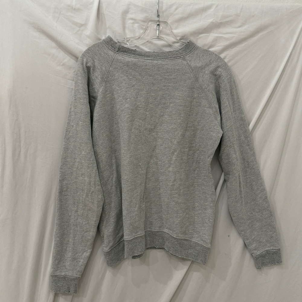 Gray Sweatshirt with Heart Detail - Picture 7 of 7